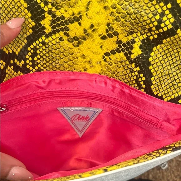 Yellow Python Clutch - Picture 3 of 5